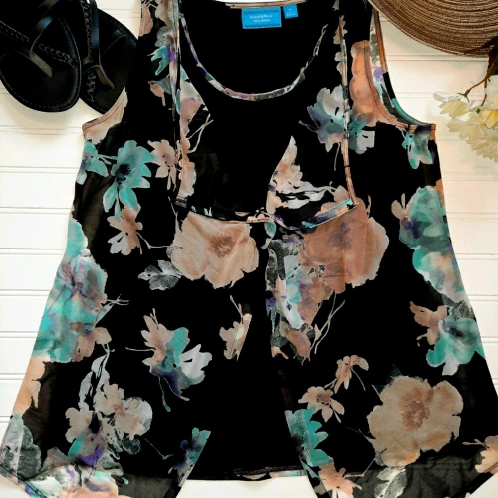Simply Vera Vera Wang Tank Blouse